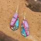 Pennyroyal Emperor Stone Deltoid Earrings
