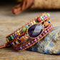 Spirituelles Jaspis-Wickelarmband