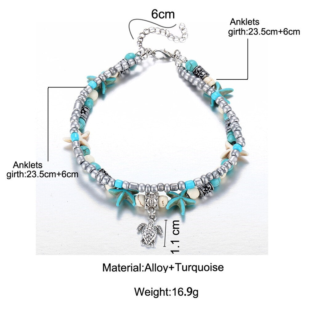 Lovely Turtle Anklet