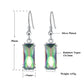 Regenbogen-Amethyst-Sterlingsilber-Ohrringe