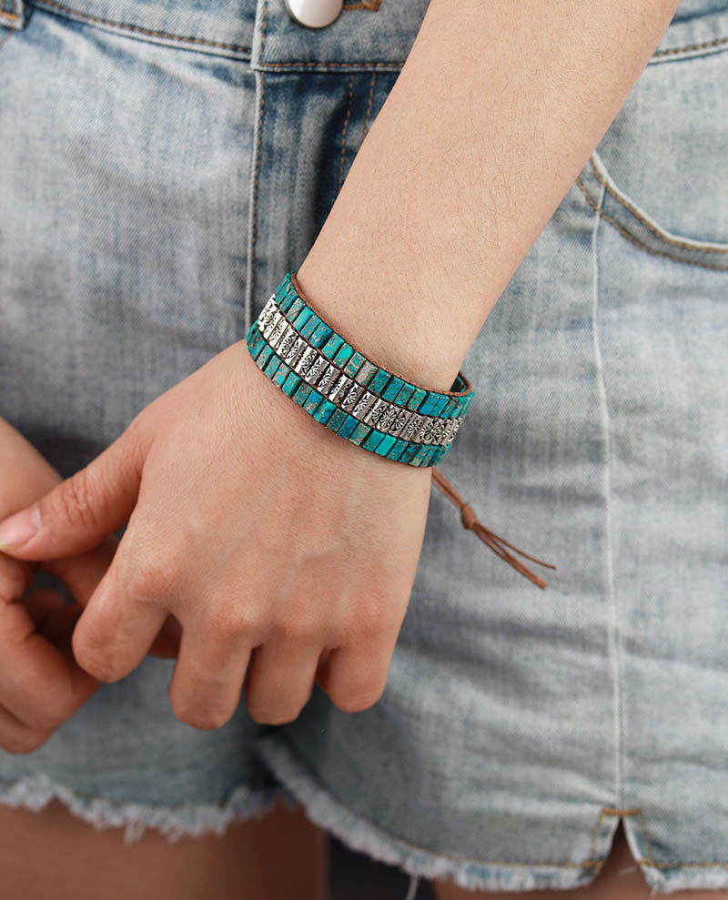 Mystique Jasper Wrap Bracelet