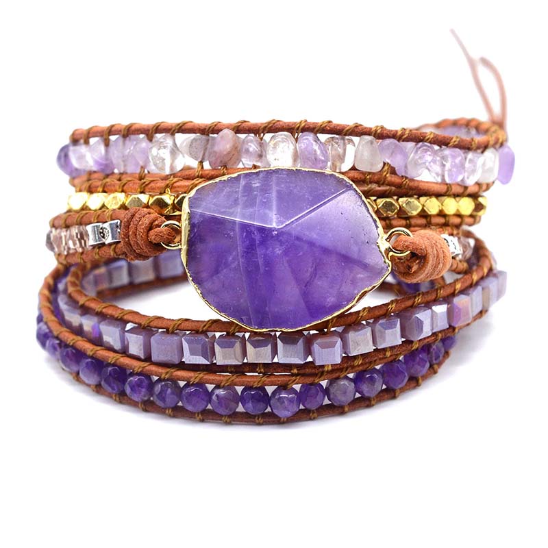 Spirit Amethyst Chakra Bracelet