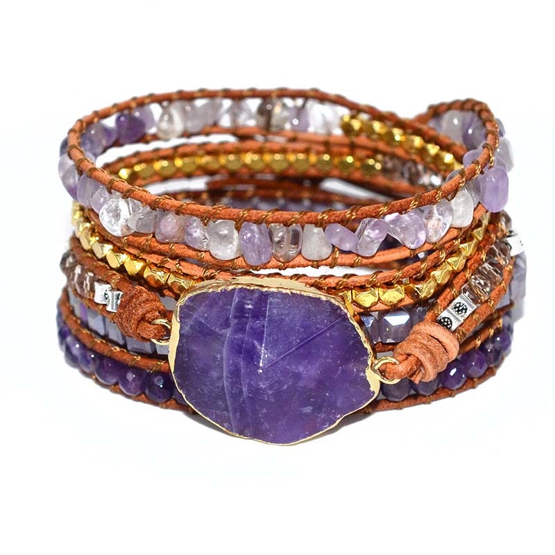 Spirit Amethyst Chakra Bracelet