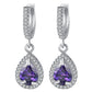 Spiritual Amethyst Drop Earrings