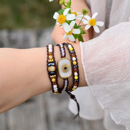 Wickelarmband „Energie der Sonne“ 
