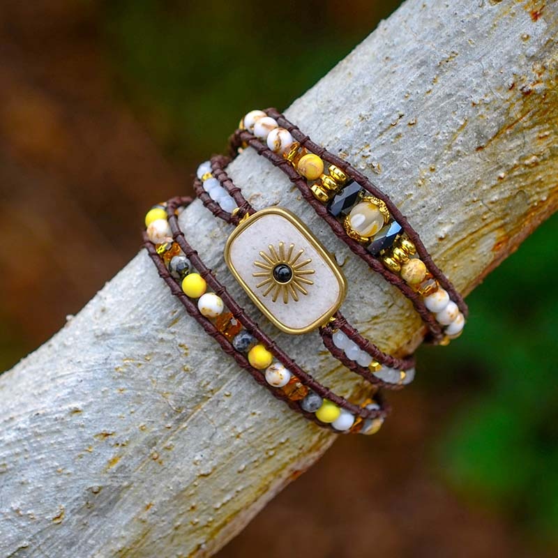 Wickelarmband „Energie der Sonne“ 