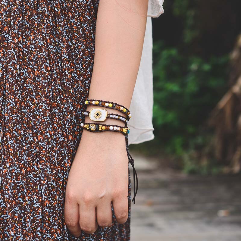 Wickelarmband „Energie der Sonne“ 
