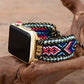 Retro Black Woven Smart Watch Strap