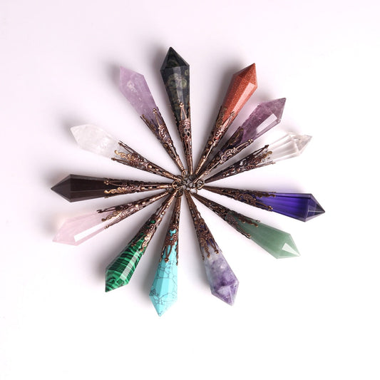 Natural Stone Amulet Pendulum