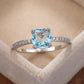 Stylish Topaz Silver Ring