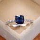 Stylish Topaz Silver Ring