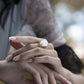 Spiritual Vintage Moonstone Silver Ring