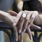 Spiritual Vintage Moonstone Silver Ring