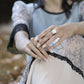 Spiritual Vintage Moonstone Silver Ring