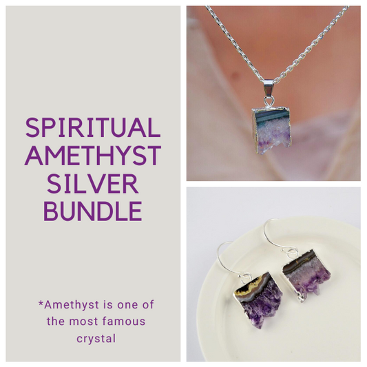 Spiritual Amethyst Silver Bundle