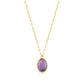 Impeccabile Amethyst Gold Necklace