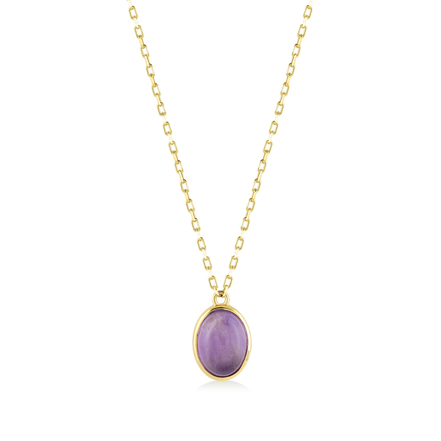 Impeccabile Amethyst Gold Necklace