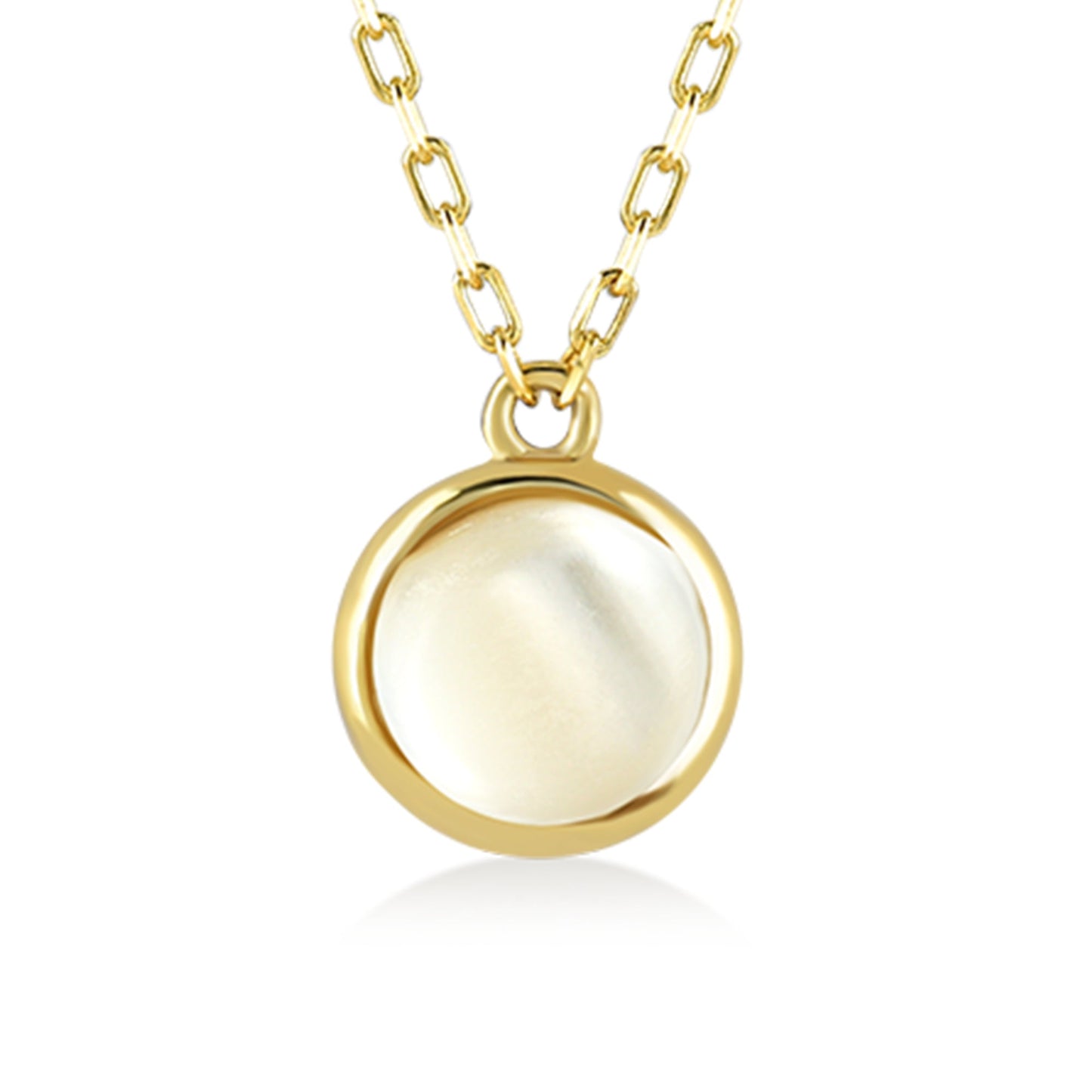 Minimalistische Innocente-Halskette aus Opalgold