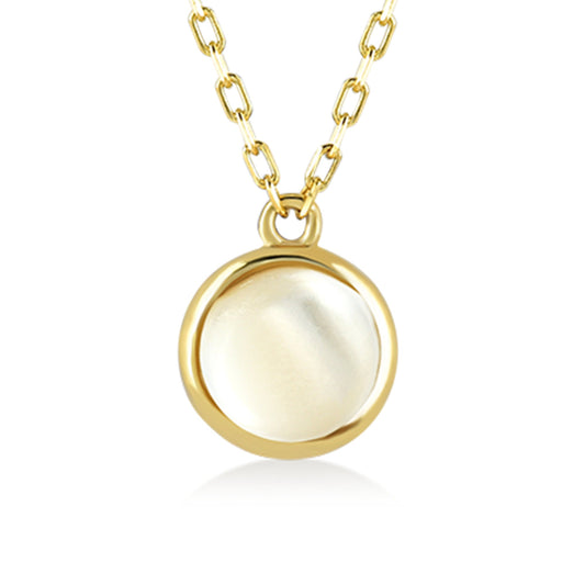 Minimalistische Innocente-Halskette aus Opalgold