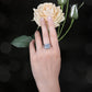 Dragonfly 3.6 Carat Blue Topaz Silver Ring