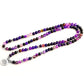 Purple Agate 108 Mala Bracelet