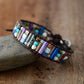 Natural Mixed Stone Tube Bracelet