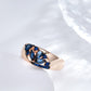 Vintage Design Sapphire 14K Rose Gold Ring