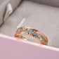 Vintage Türkis 585 Roségold Ring