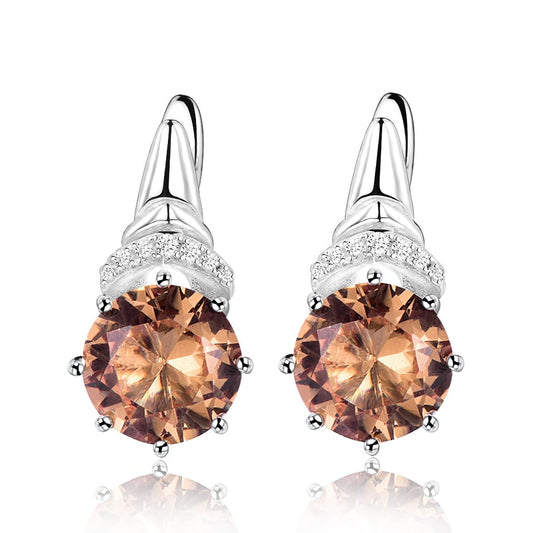 Spirituelle Diaspore Stein Sterling Silber Ohrringe 
