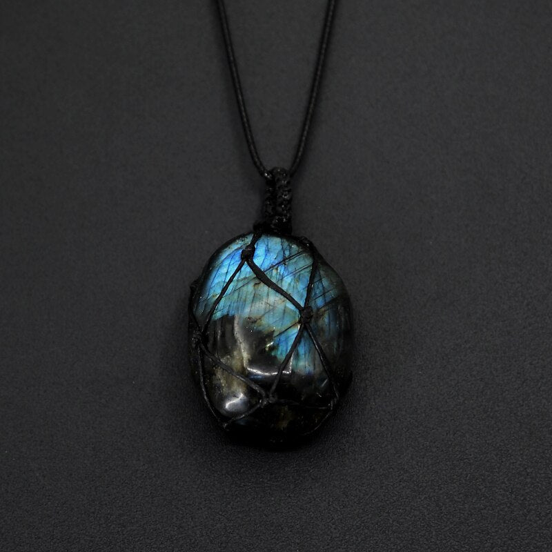 Powerful Protection Labradorite Necklace