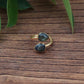 Gold Labradorite Ring