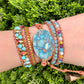 Imperialer Jaspis-Armband „Spring Breeze“