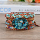 Imperialer Jaspis-Armband „Spring Breeze“