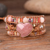 Spirituelles Freigeist-Rhodochromit-Armband