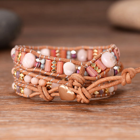 Spirituelles Freigeist-Rhodochromit-Armband