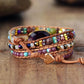 Spirituelles Jaspis-Wickelarmband