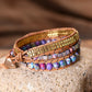 Spirituelles funkelndes Wickelarmband