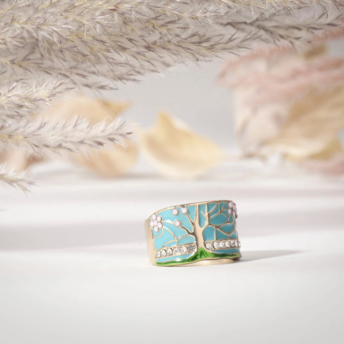 Tree of Life Opal Ring