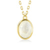 Luminosa Moonstone 24K Gold Necklace