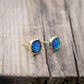 Spiritual Square Opal Earrings