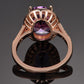 Luxury Amethyst Sterling Silver Ring