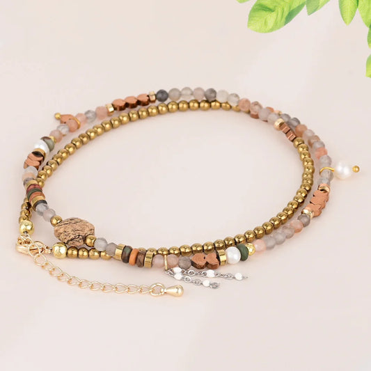 Luxury Natural Picture Stone Necklace