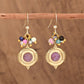 Boho Design Natural Stones Earrings