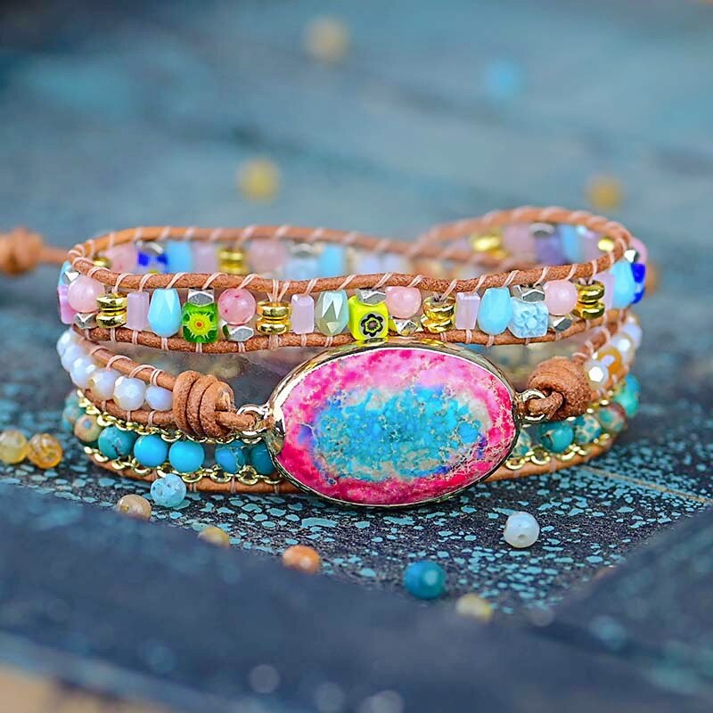 Positive Vibes Wrap Bracelet