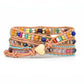 Spirituelles Regenbogen-Liebes-Wickelarmband
