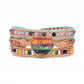 Spirituelles Regenbogen-Liebes-Wickelarmband