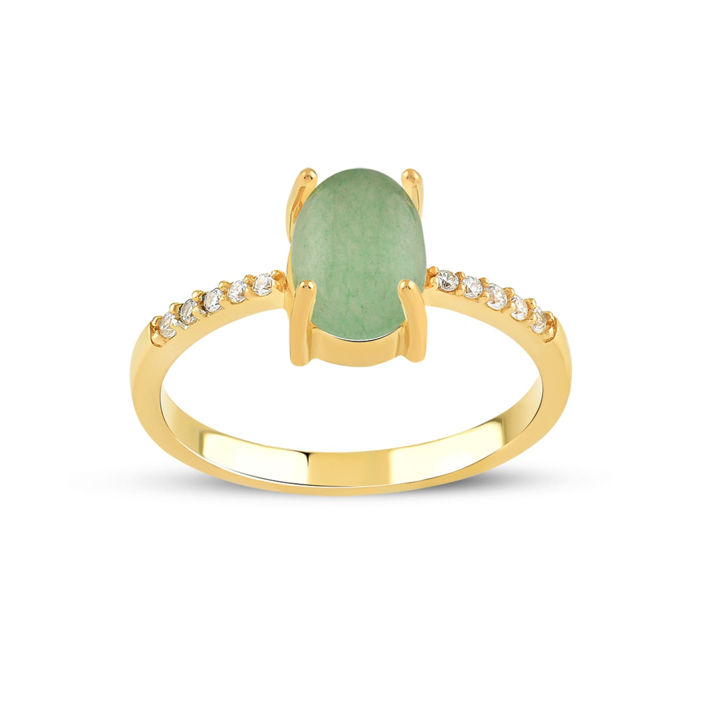 Muschio Aventurin Goldring