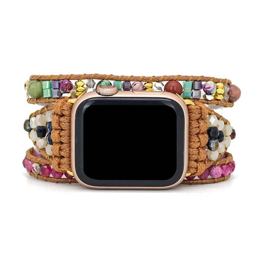 Natural Agate Apple Watch Strap