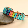 Spirituelles 7-Chakra-Röhrenarmband 