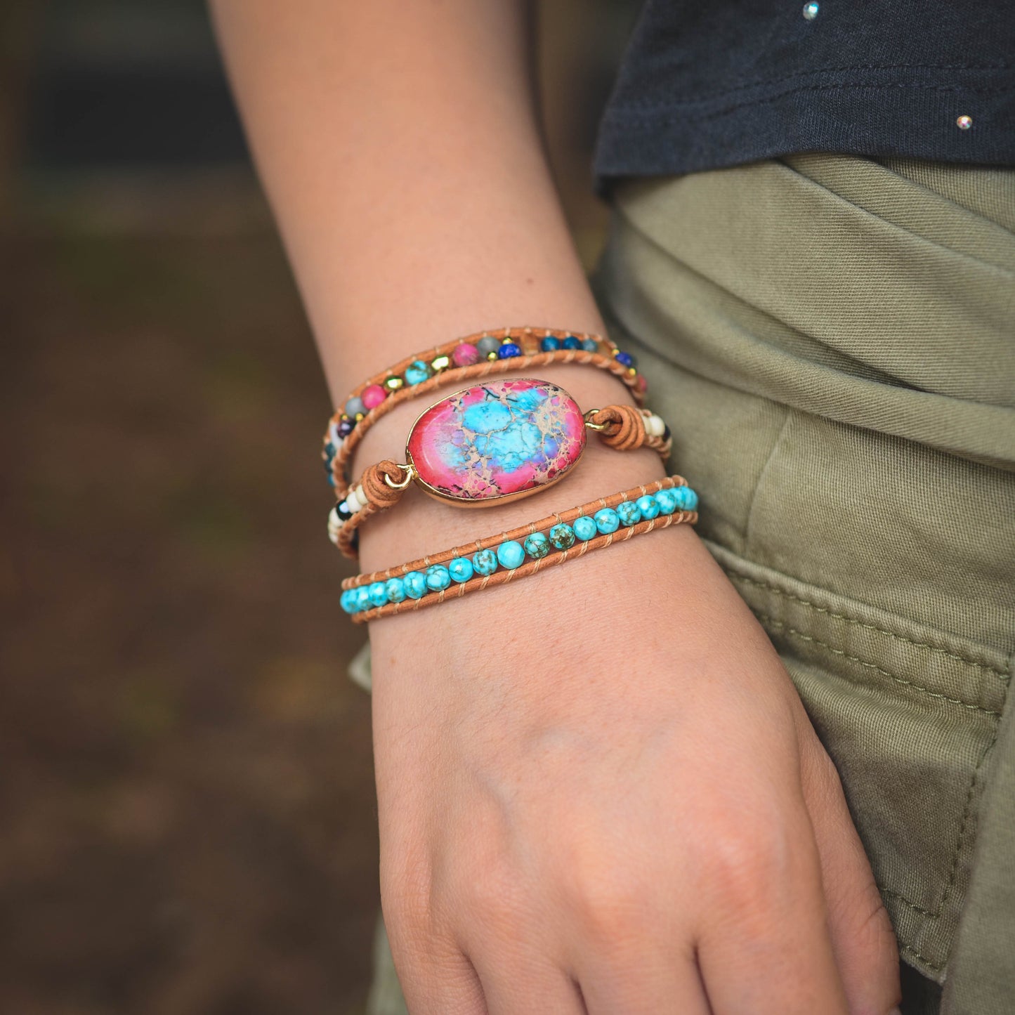 Handmade Spirit Turquoise Energy Bracelet